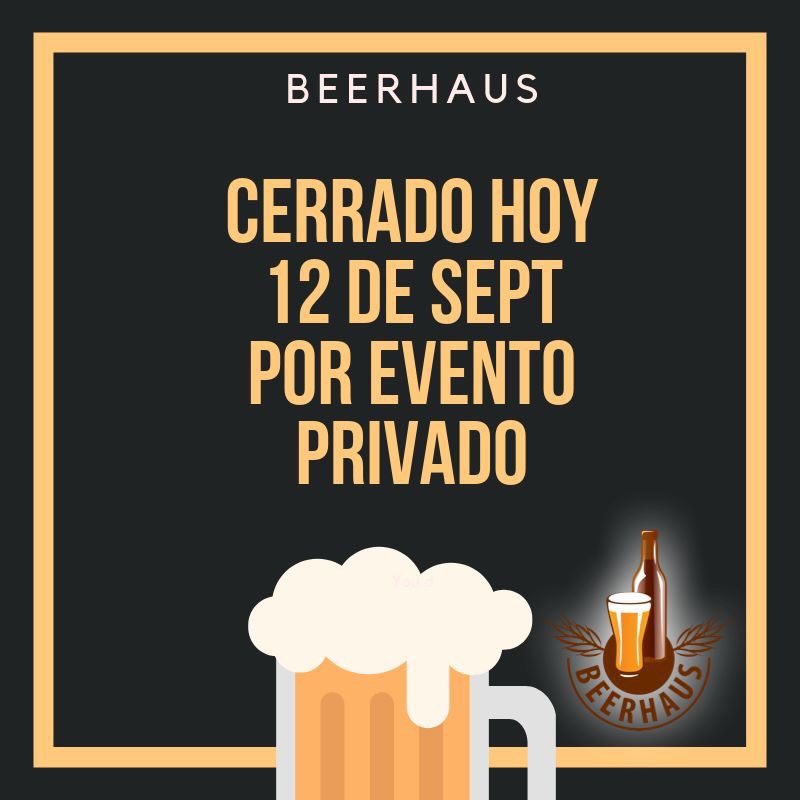 BeerHausMTZ's tweet photo. ¡Mañana nos vemos de nuevo en horario normal (5pm-12am) para seguir compartiendo 😉! https://t.co/0DV0tNhiBo