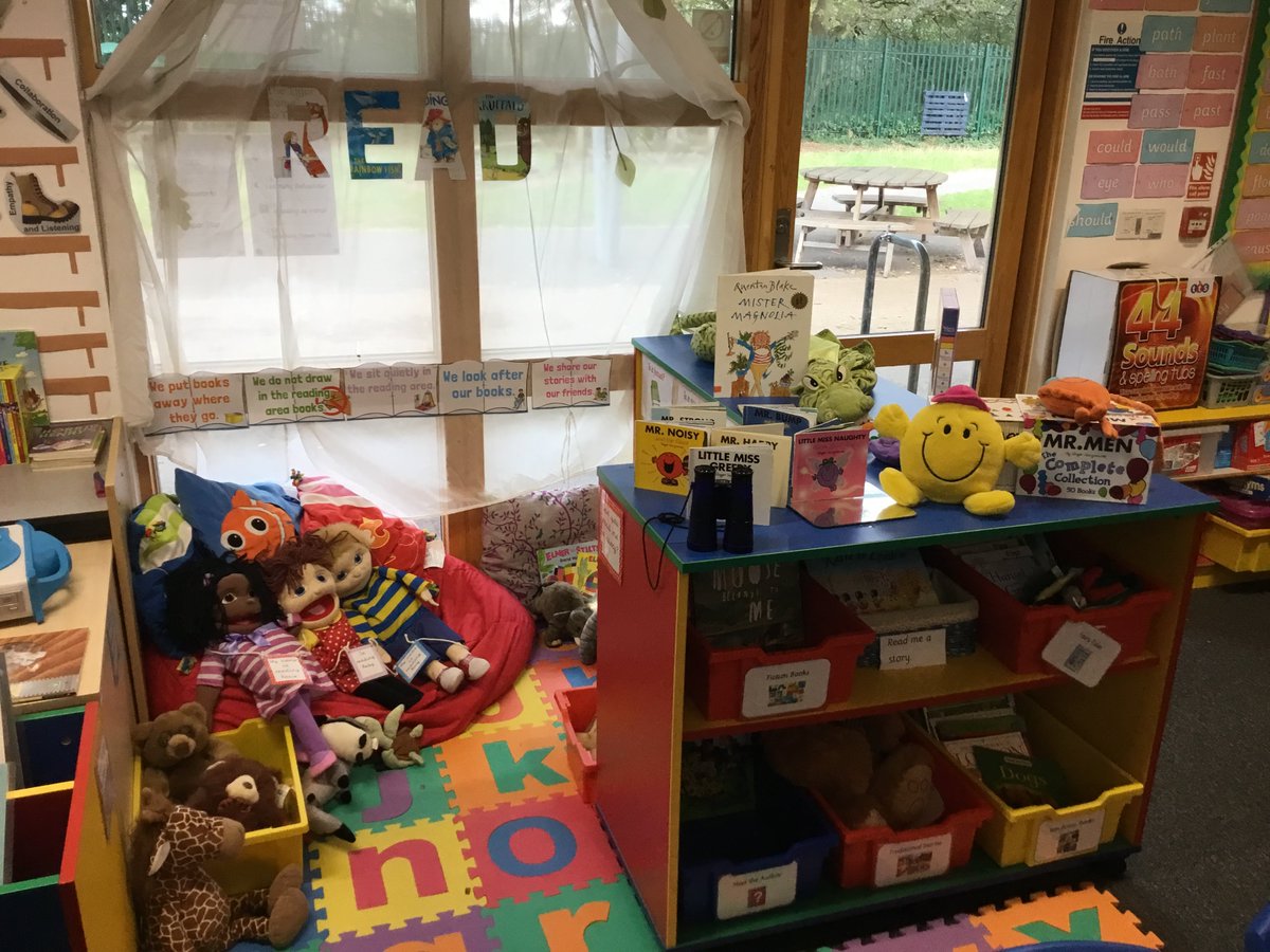 RecBCALJ's tweet photo. What amazing book areas we have in our school! Truly inspiring areas that will foster a love for learning in our children #lovereading #readingforpleasure @BCoppiceAcademy @RuthBakerLeask https://t.co/EcjJ0B1Zrn