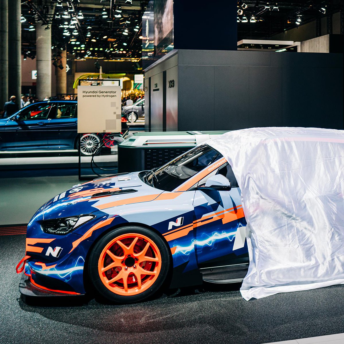 Hyundai_Global's tweet photo. The future of electrified racing starts with Veloster N ETCR.
Soon to debut at the new ETCR championships in 2020.
#Hyundai #VelosterNETCR #EV #cleanmobility #racecar #IAA #FrankfurtMotorShow
Learn more about Hyundai at IAA 2019
Audio Guide : https://t.co/Jos3sqY1Ev https://t.co/RZ6p3xuFoj