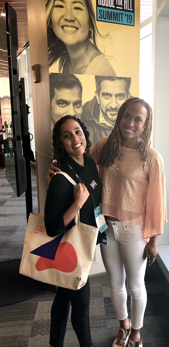 dejmejia's tweet photo. When a bio break gets you thisclose to #OlympicChampion greatness! Thank you @J_Mac1422 for your strength and candor ❤️ #AdodeForAll #AdobeLife #diversity #diversityandinclusion @Adobe #DiversityInTech #workingmoms https://t.co/Ldqp9YzRtR