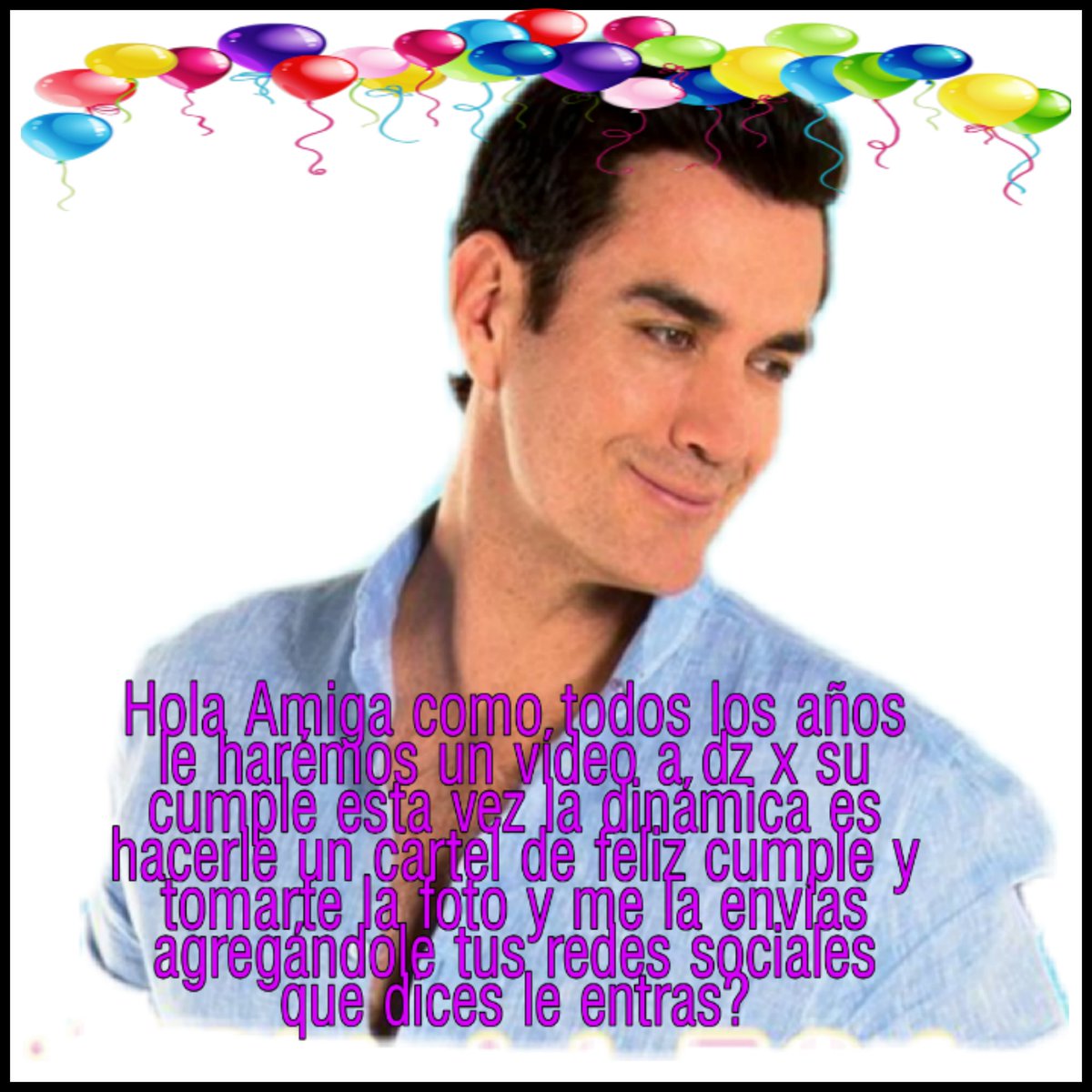 monydiazof's tweet photo. VENGA TOD@S A SUMARSE con @aletormenta29 para darle un hermoso presente de cumpleaños a nuestro querido David Zepeda.

#CuentaRegresiva #DZFelizCumple46 #DavidZepeda https://t.co/3FanemifrT