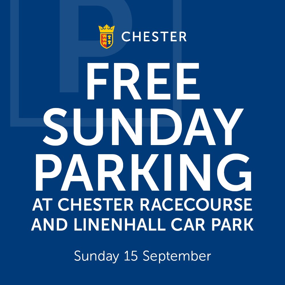 Heading into #Chester on Sunday? There's free parking available here all day! bit.ly/2QN1Nqp