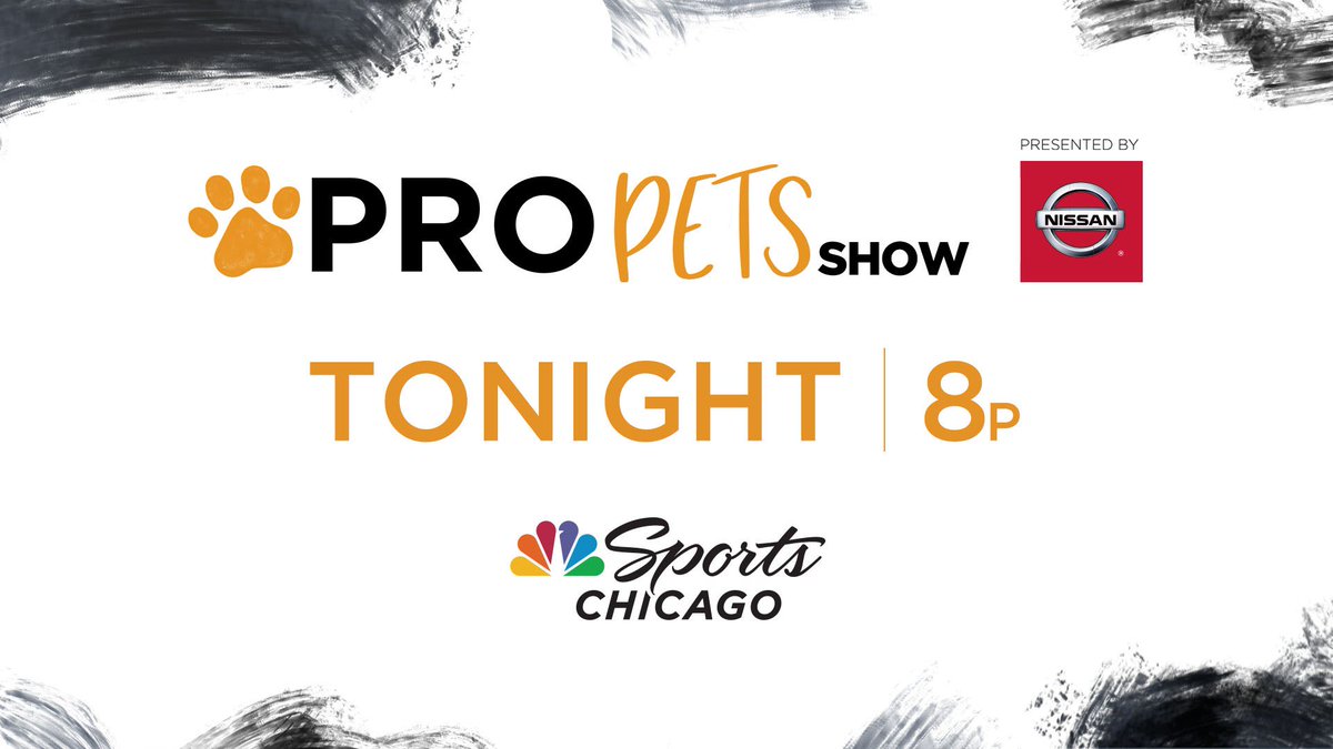 CHSN__'s tweet photo. This is going to be the most adorable show you've ever seen!
#ProPetsNBC features sports figures and their most loyal friends. Watch tonight at 8 PM on NBC Sports Chicago https://t.co/hcLiBwNv8j