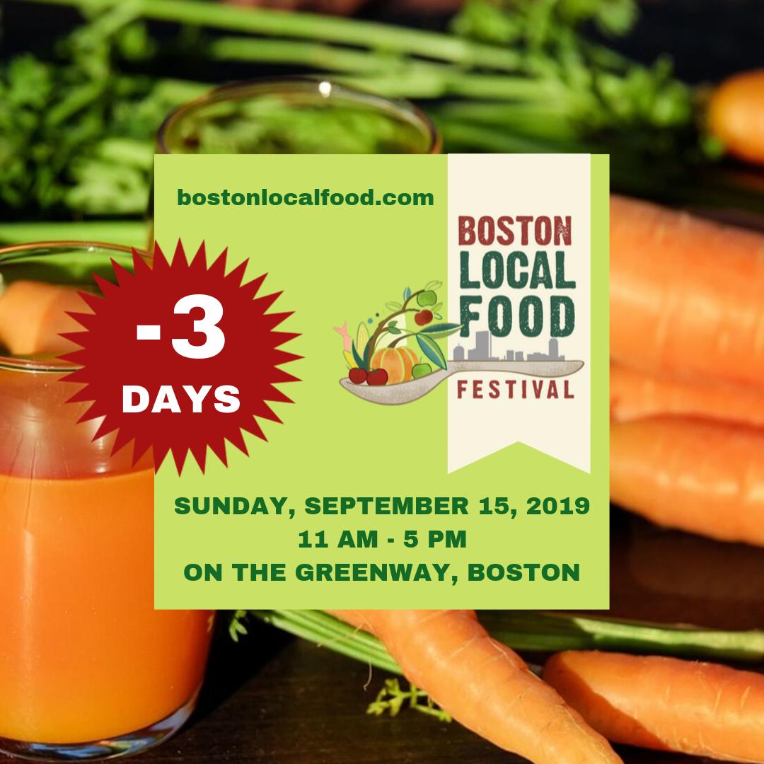 bostonlocalfood's tweet photo. Only 3 days left to the #blff19! We are so excited and we can't wait for you to see all our amazing vendors!
#bostonlocalfood #bostonlocalfoodfestival #eatlocal #drinklocal #belocal https://t.co/54A7ybSjDc