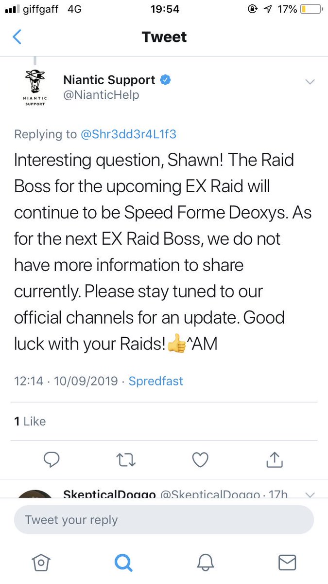 ex raid boss september 2019