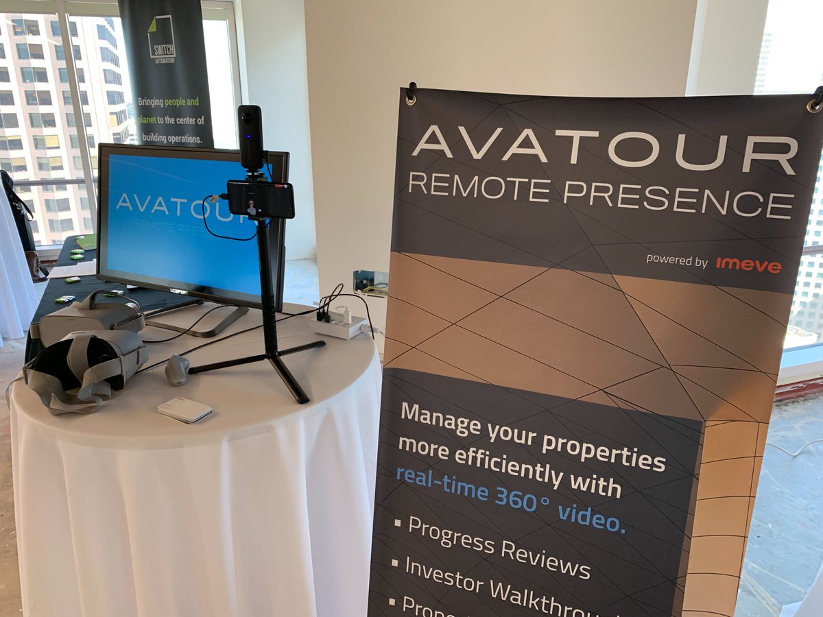 Yes, AVATOUR is here to disrupt! We're demoing at <a href="/DisruptCRE/">DisruptCRE</a> in #SF today, showing off how to use real-time 360° video to manage and show properties from anywhere.  #RealEstate #Tech