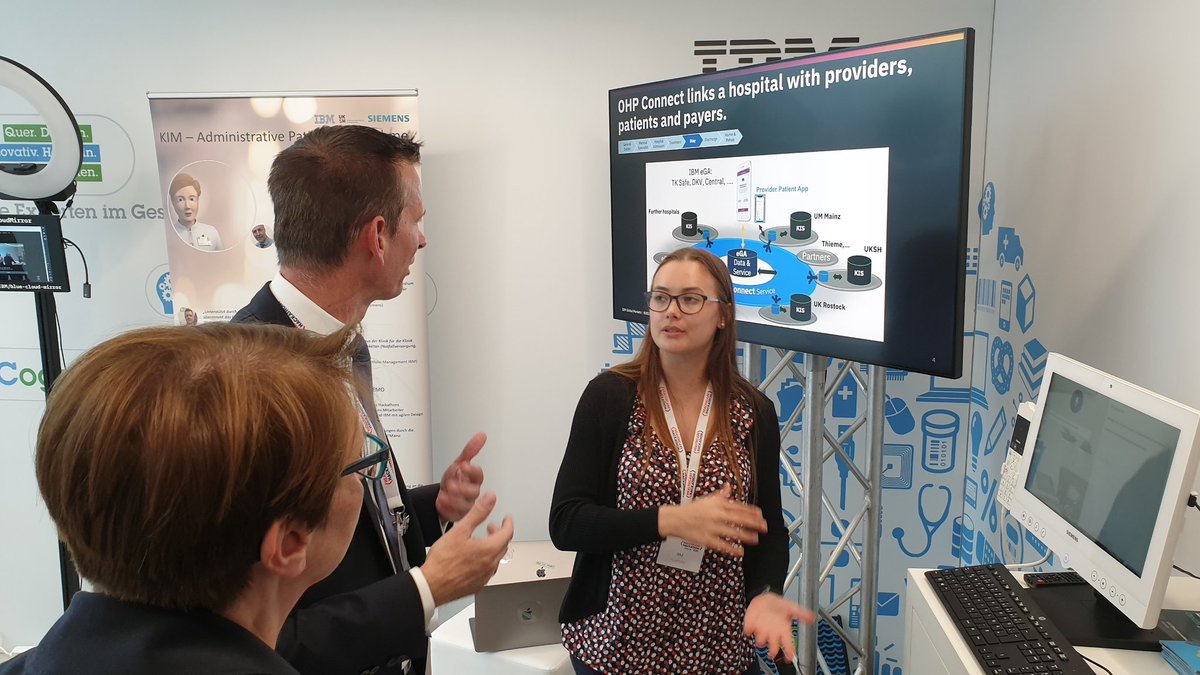 #HHack19 followup @healthhackkiel: The #UKSH leaders for finance and #care are impressed by #Kim the #avatar.