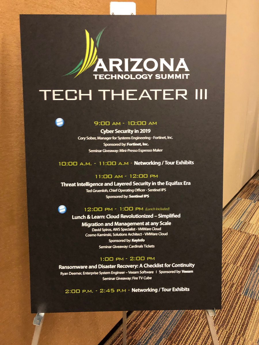 _KeyInfo_'s tweet photo. Had a great time with everyone at the Arizona Technology Summit yesterday. Special Thanks to everyone who attended!
#ATS19 #ThursdayMotivation #ArizonaTechnologySummit https://t.co/CwVF6BocGV