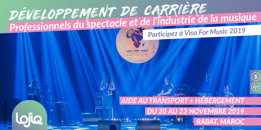 LOJIQ's tweet photo. APPEL DE CANDIDATURES : Tu es professionnel.le du spectacle et de l'industrie de la musique ? Participe à @VisaForMusic  2019 !
Au programme : vitrines artistiques, ateliers, formations, conférences et rencontres professionnelles.
👉https://t.co/nXsxnYJ6FG https://t.co/Vjcj7l4yu9