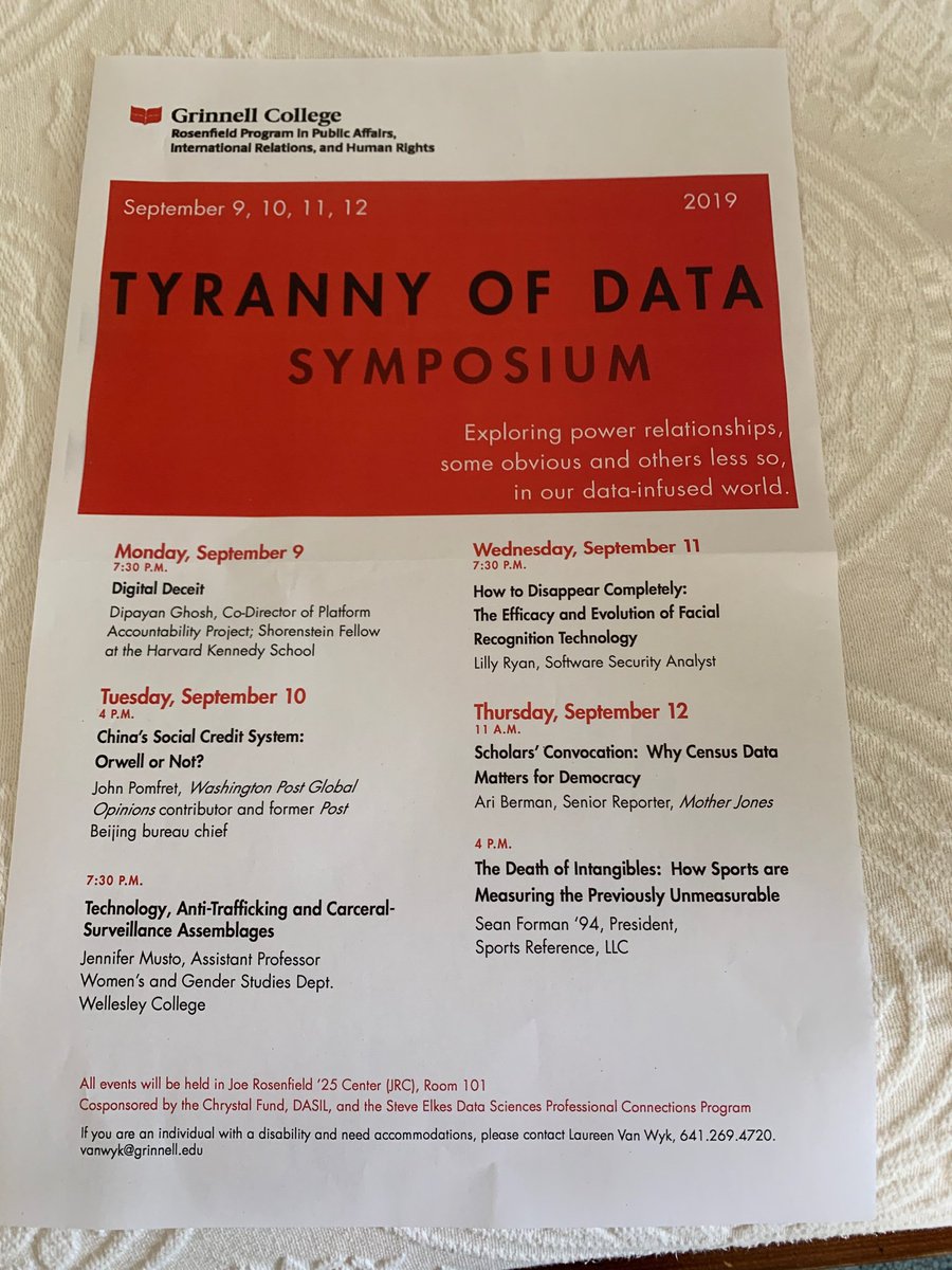 sean_forman's tweet photo. Back at @GrinnellCollege to give a talk today.   My subject is a bit light on gravitas, but we're giving it a whirl. 

Slides here: https://t.co/0zHka6lAB7 https://t.co/5E0CuTYUmk