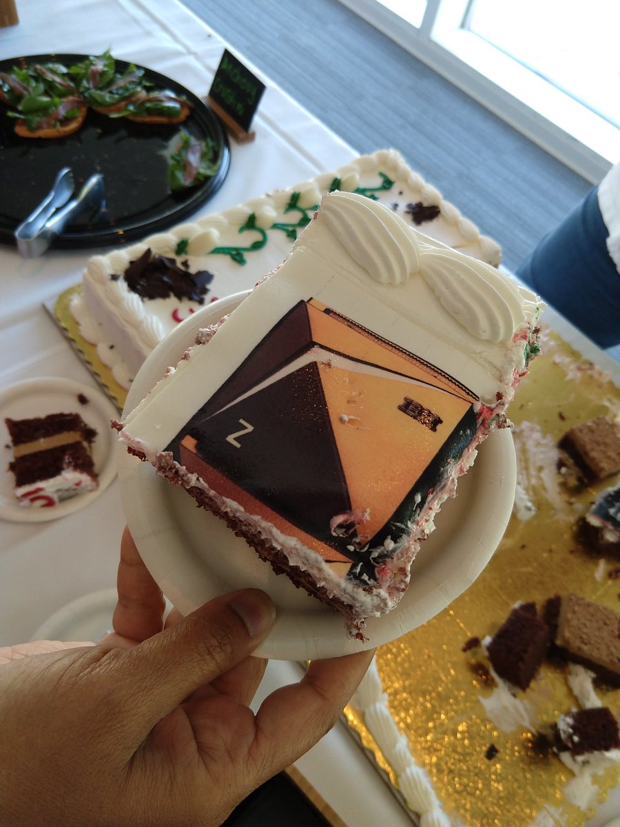 pleia2's tweet photo. A #z15 cake! 😋🎂 https://t.co/85x77mkfYM