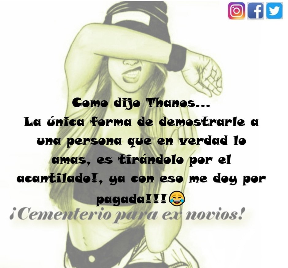 CementerioN's tweet photo. 😂😂😂💪🏻💪🏻💪🏻💁🏻‍♀️💁🏻‍♀️💁🏻‍♀️
🔻
🔻
#Cementerioparaexnovios #influencer #instachile #instagram #likes4like #like4follow #instaconce #instasantiago  #instavalpo  #instaamigos #instaseguidores #instafans #semana #fuck  #instachilegram  #instachile_m #chilena #redessociales #thanos #avengers https://t.co/zgEcfcBeE4
