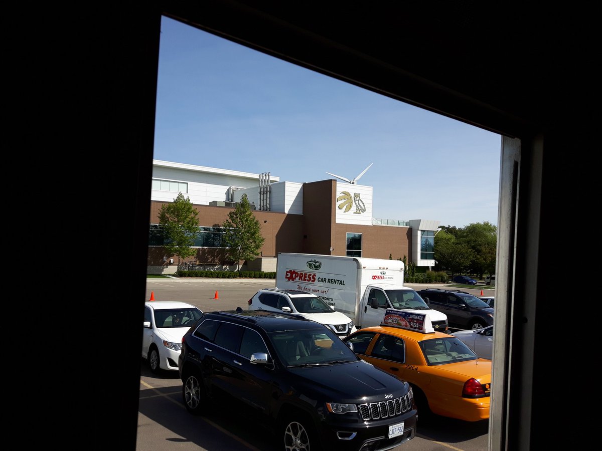 JosephMotiki's tweet image. Movie location has moved. Base camp is now in the parking lot of the NBA champs! #OVO #ViewsFromThe6 #ViewsFromMyTrailer