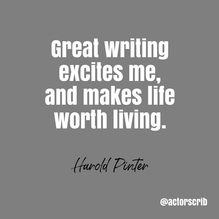 Sign up for the workshop Working With Pinter Harry Burton <a href="/mataharifilms/">Harry (Matt) Burton</a> gives you a unique overview of Pinter's life and work, richly illustrated with videoclips and textual exploration.

Oct 2 &amp; 3, 10.00-17.00, <a href="/theatredeli/">Theatre Deli</a> 
#theatre #london #acting #actinglife #casting #scene