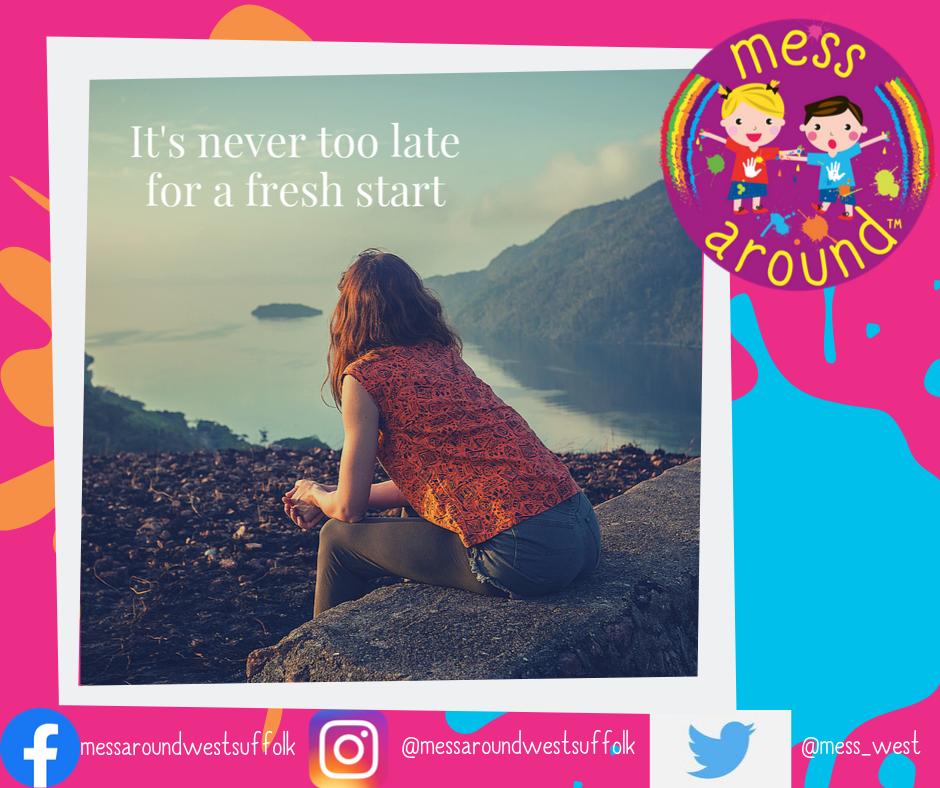 mess_west's tweet image. So true a phrase!  I made a fresh start back in here in the UK five years ago after being overseas for 7 years.
#messaround has given me another opportunity for a fresh start and wow I am loving it! 💖
So, my advice to you all is grab that fresh start - whenever it comes!