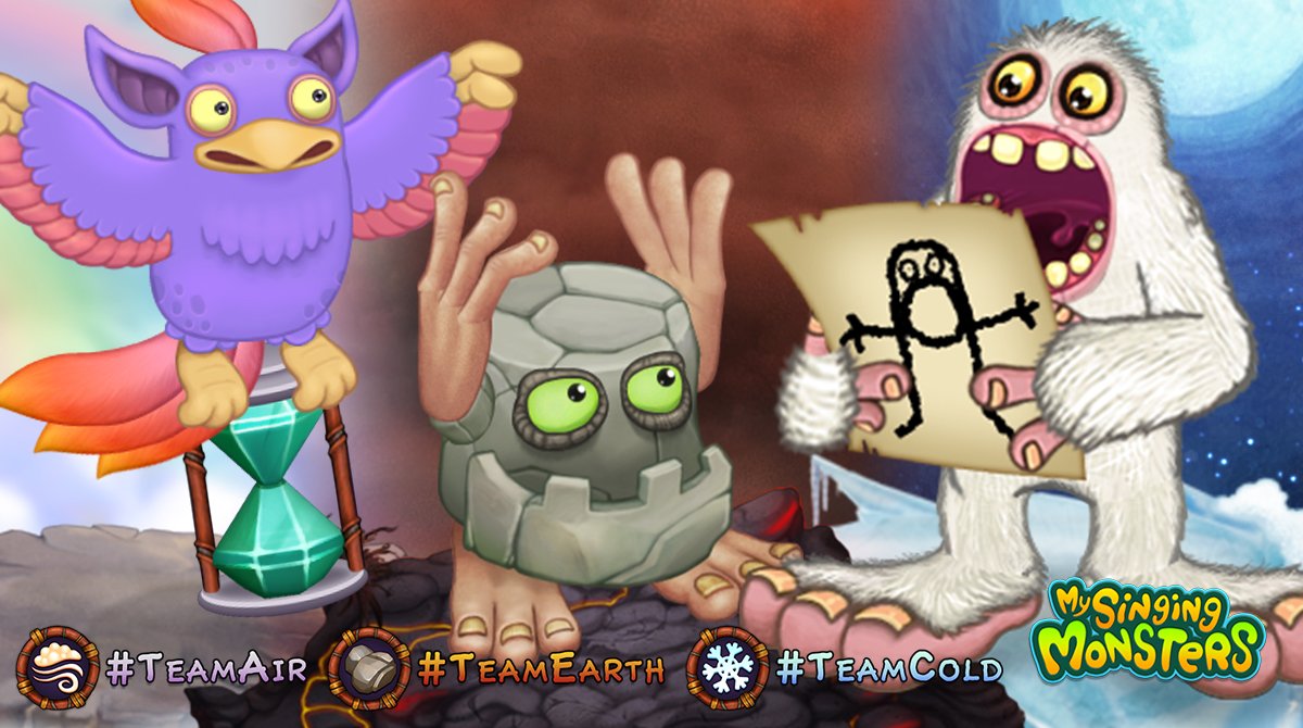 It's our 2nd Anniversary Month team challenge!  Draw a Monster with your  team's Element in just 30 SECONDS.  Then comment with a photo of your  drawing + your team hashtag.