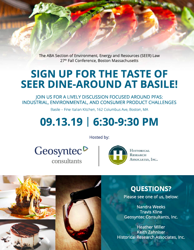 HRAssoc's tweet photo. HRA is happy to be cohosting the Taste of #SEER Dine-Around! We hope you'll join us tomorrow night at Basile! #SEERFall #ABASEER https://t.co/ZzikctIMRI