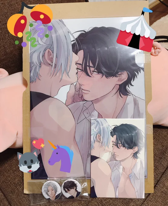 今日から始まる?「.Bloom」&「メロキス」レーベルミュージアム?にて作っていただいたグッズです〜☺️よければどうぞよろしくお願いいたします! 