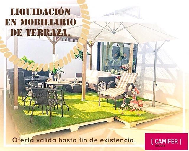 Liquidacion de juegos de terraza!!!! Aprovecha la ocasión!!😍😍 #camiferdecora
#camiferalmonte 
#almonte
#liquidacionterrazas
#ofertas