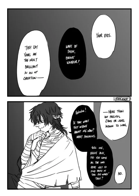 A cursed fiend and a warrior destined to fall
#国太 #kunikidazai 