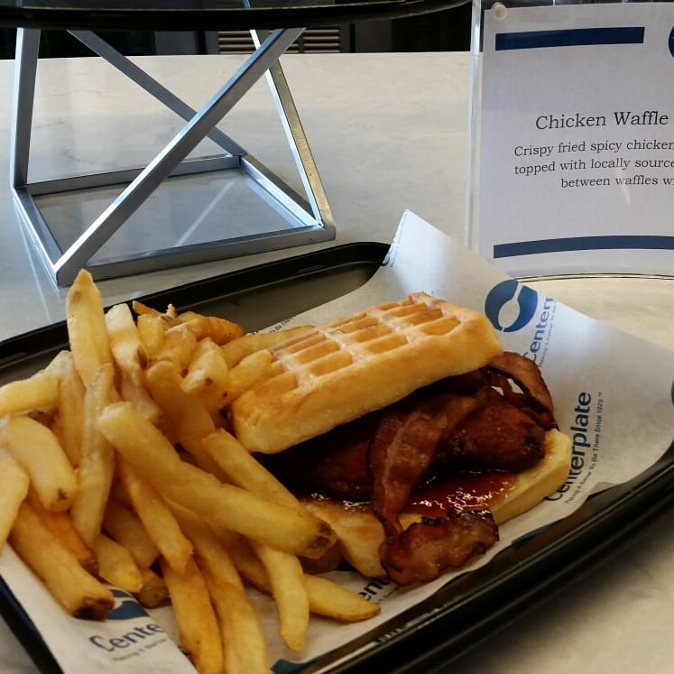 LucasOilStadium's tweet photo. Earlier today, our friends at @centerplate showcased new foods available for the @Colts' 2019 season!

Three Foot Italian Sub
Loaded Nacho Fries
Chicken Waffle Sandwich Basket
Pots &amp; Pans Pie Co. Apple Crumble Pie
(Just to name a few!) https://t.co/KL0nBkqxzD