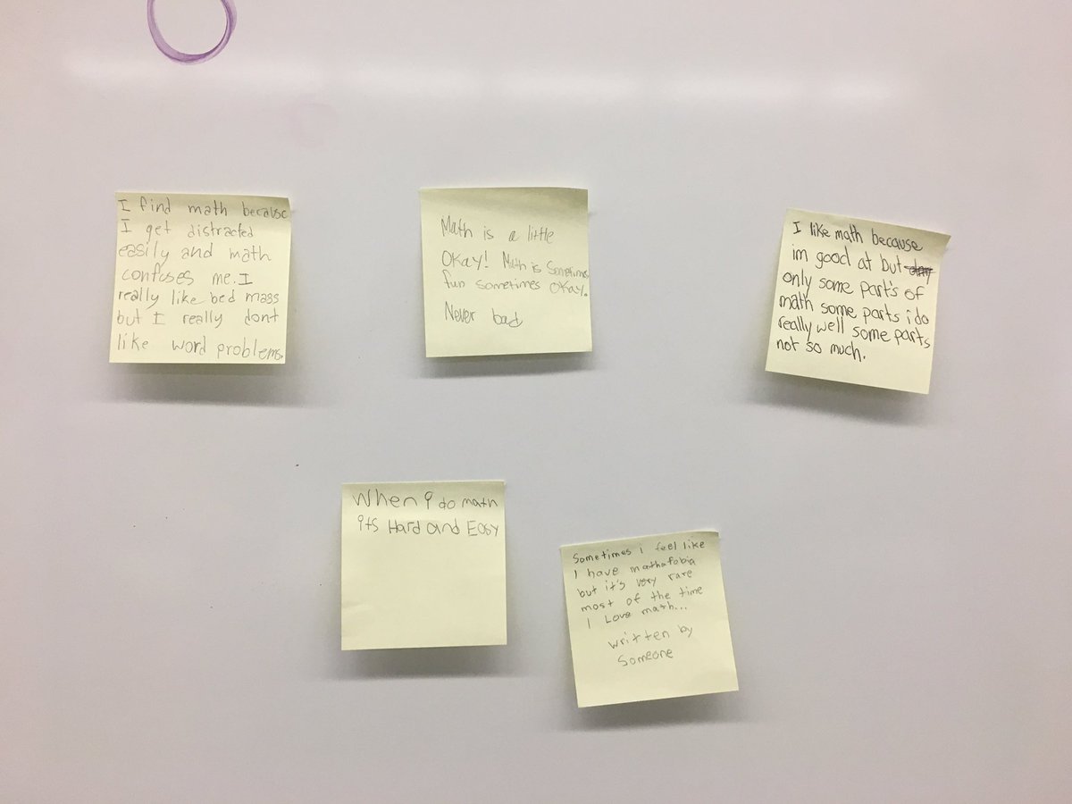 jaguarjonesee's tweet photo. We all have strong feelings about Math! This year I’m being more intentional about creating a safe and welcoming space for all of those thoughts and working together to grow. #mathstinks #mathrocks #wegothis https://t.co/rIkyWzzGol