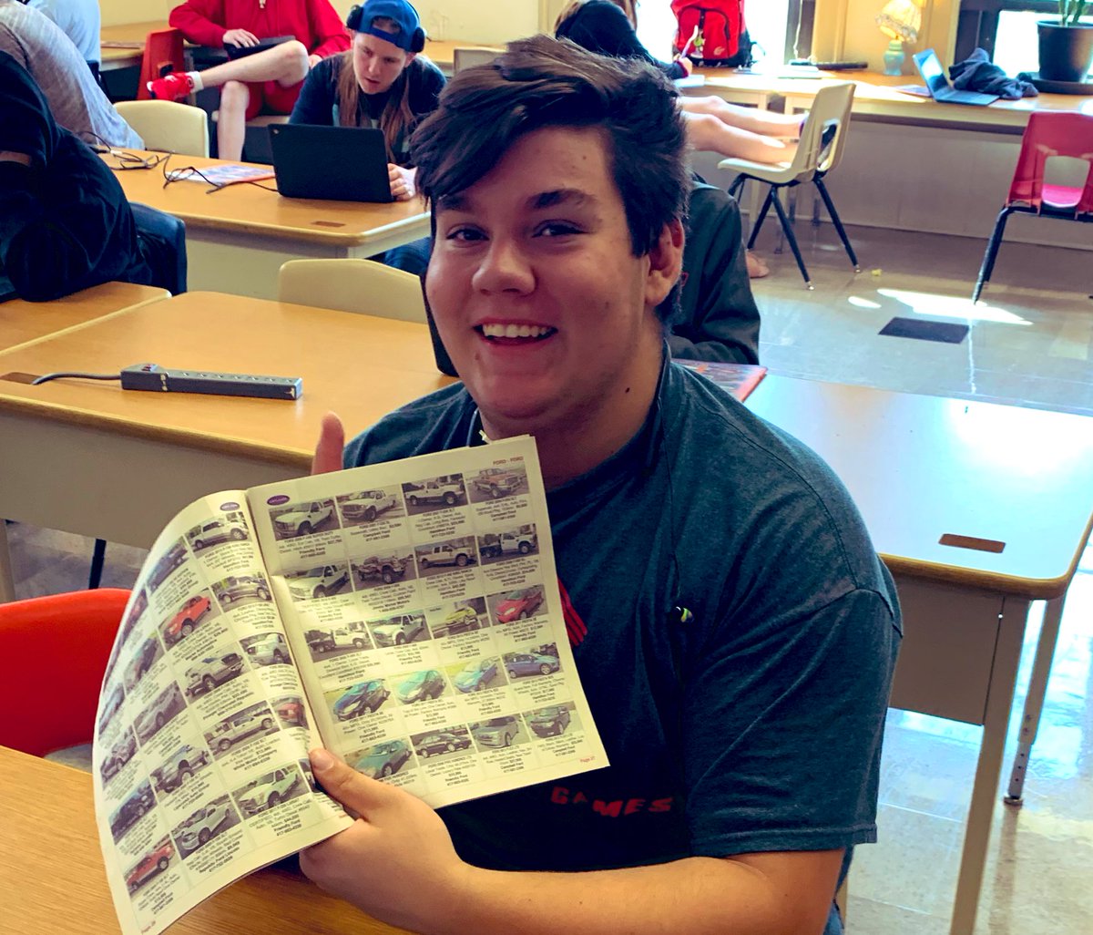 brianpyck's tweet photo. Buying dream cars in Algebra I for writing equations to model relationships! @MsCastillosMath @CentralBulldog @JudyBrunner @DrJJSully https://t.co/H2oLfB9FlC