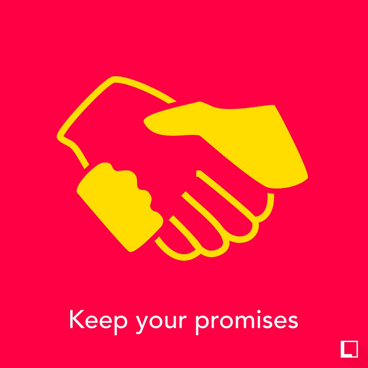 BoxLeadership's tweet photo. Keep your promises. Leadership builds on trustful relationships. Those will be harmed if you don’t keep your promises.
#leadership #leadershipskills #success #inspiration #motivation #leadersarelearners #leadershipdevelopment #leadershipprinciples #focusonpeople https://t.co/ArPpsoFnXP