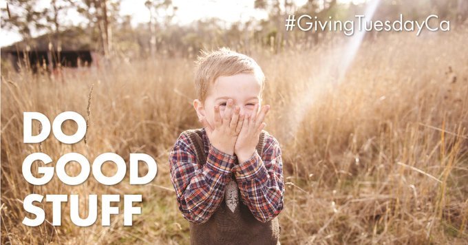 Inspire Halton Region on #GivingTuesdayCa. Get your organization involved in #HaltonGives today! bit.ly/2kEVE5E
#DoGoodStuff