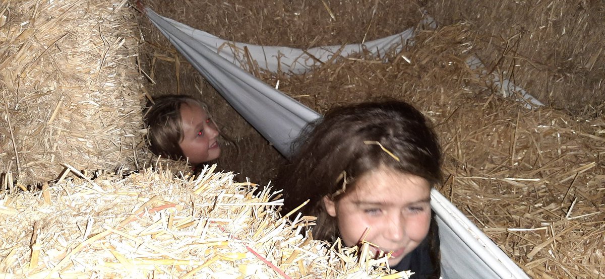 LwgSchool's tweet photo. Fun in the hay bale maze - having an absolute bale of a time!😅 https://t.co/a8sciUwA6Z