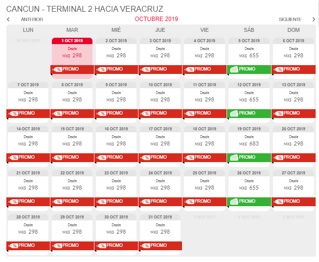 Viva Aerobus auf Twitter: „¡Encuentra tus vuelos en nuestros calendarios  desde $298 pesos ingresando a nuestro link! 😱 Corre y no te quedes sin  viajar a tu destino favorito de México. 🇲🇽