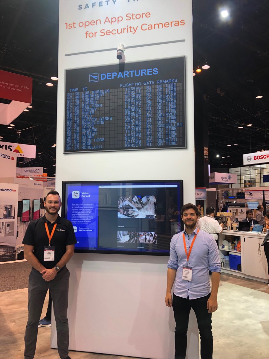 SnapCCTV's tweet photo. @SAST_io @ASIS_Intl Thanks for having us on board with you at GSX @SAST_io - great show, the SAST ecosystem is growing quickly with a booth full of interesting partners! https://t.co/Pe5IgcqH1t