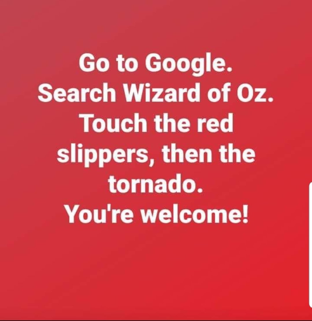 Omg check this out! Google must be advertising for HDYT now 😆😆

#WizardOfOz 👠🌪🏠