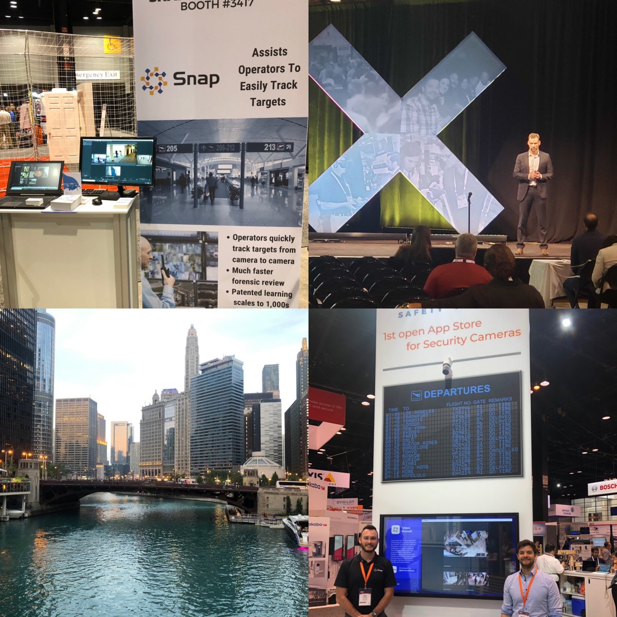 SnapCCTV's tweet photo. That's it for #GSX2019 - good to be in Chicago and a busy show for us, from the Disruption District, to the GSX Pitch Competition, and working with our friends at @SAST_io. #GSX19 https://t.co/C9dX2LLaFC