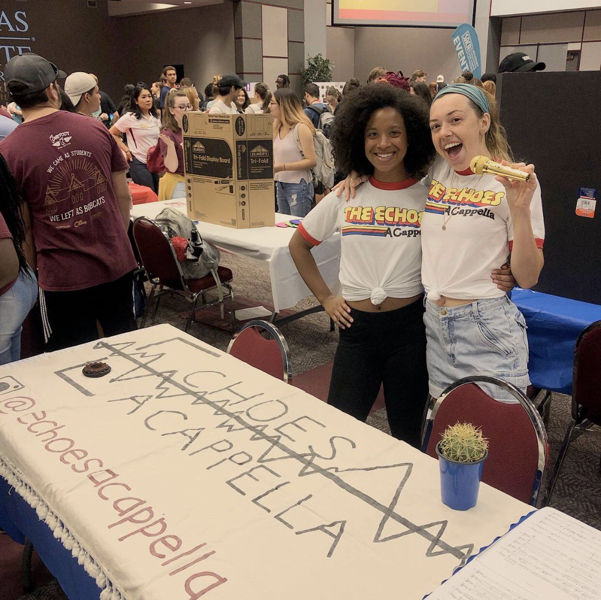 ¡¡¡CALLING ALL STUDENTS!!! We’re posted at the student organization fair in the LBJ student center ballroom!👄👁 COME SAY HI✨