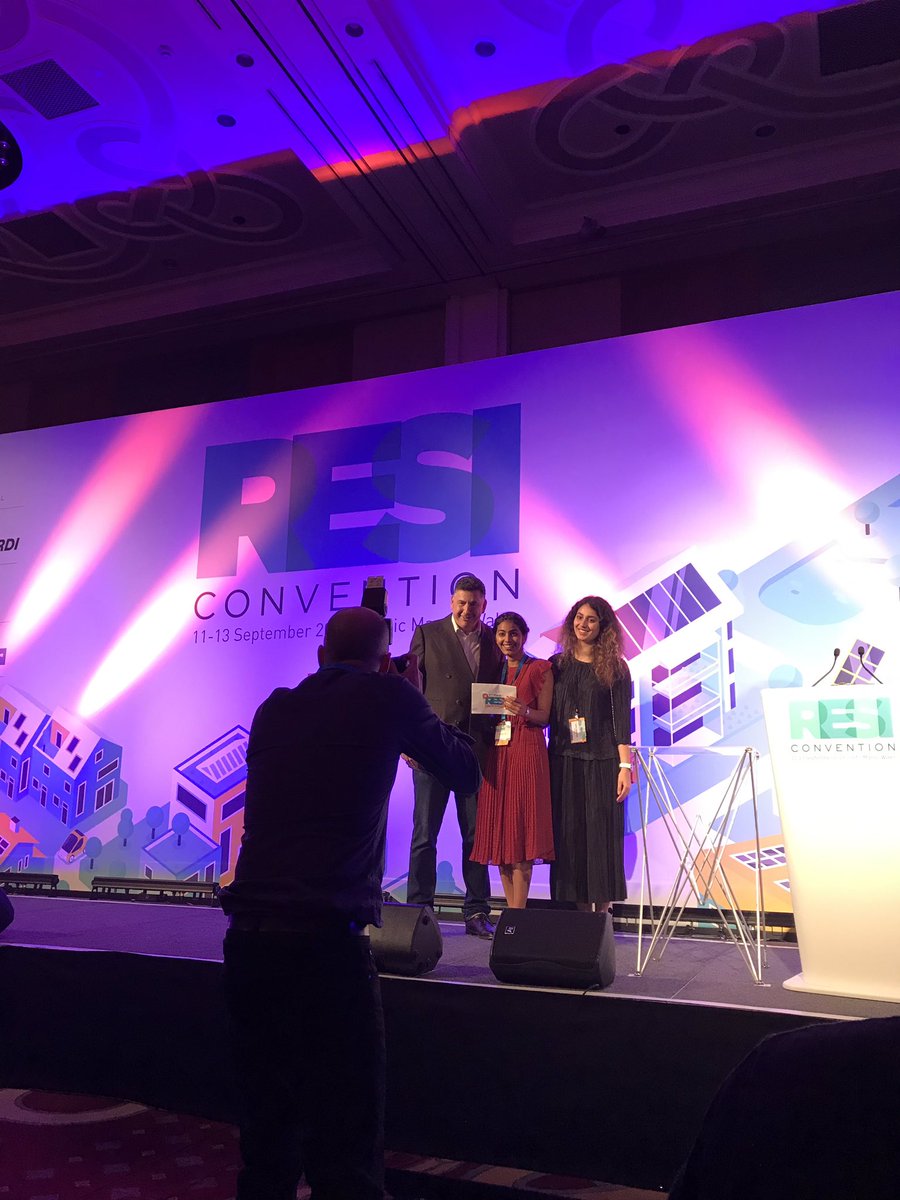 Propertyshe's tweet photo. Congrats to Growth and Grandeur winners of the @RESIevent #RESIhackathon! Delighted to have been on the judging panel! thank you to sponsor Johnny Sanderson of @auriensliving for a brilliantly entertaining presentation! @PropertyWeek #laterliving #housing #tech https://t.co/BsmuqsxwrG