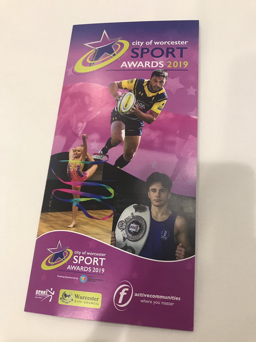 eth_e_et's tweet photo. Well done to all of the nominees tonight at the City of Worcester Sports Award and a big congratulations to Izzy Jakeways for winning Young Volunteer of the year for her work with West Worcester Youth Football. #BackingWorcester https://t.co/JO3wgf2sTZ