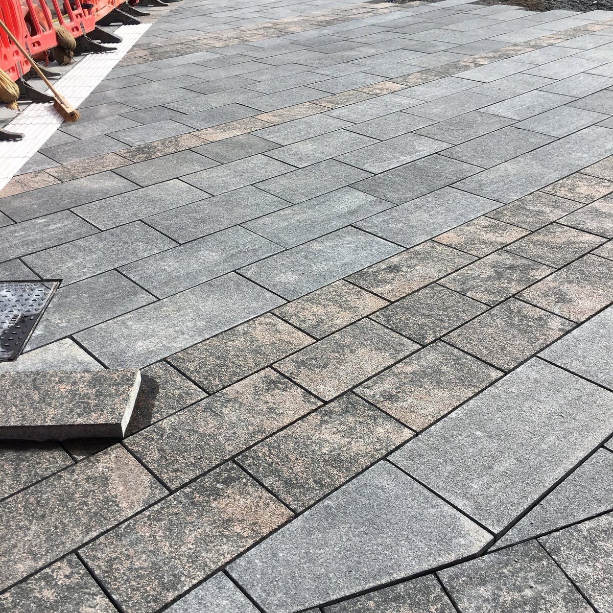 #aberfeldy town centre being transformed with #scottish #whinstone #paving from #tradstocks #madeinscotlandmadeofscotland