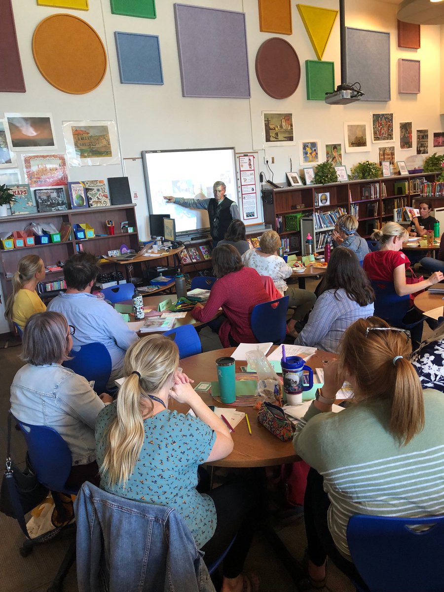 Teaching science is phenomenal! Our amazing teachers AFTER a day of teaching show up for professional learning with Brett Moulding. #SEEd Science