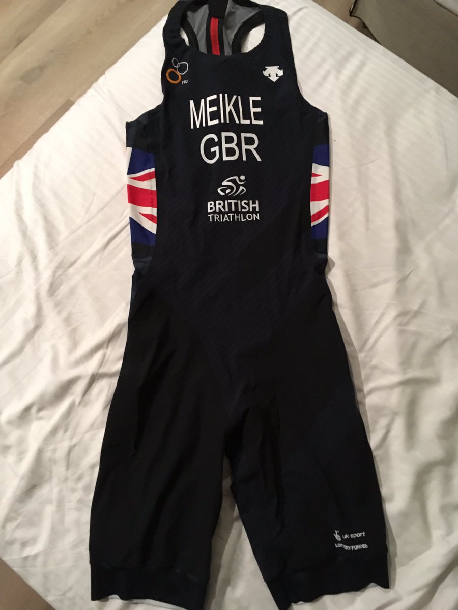 Really proud to have been presented with this trisuit this evening out in Valencia ahead of racing European championships on Saturday massive Thankyou to my two main sponsors <a href="/PethBassSols/">Petherbridge Bassra</a> <a href="/CirteqOfficial/">CirteqLtd</a> without you this would be impossible