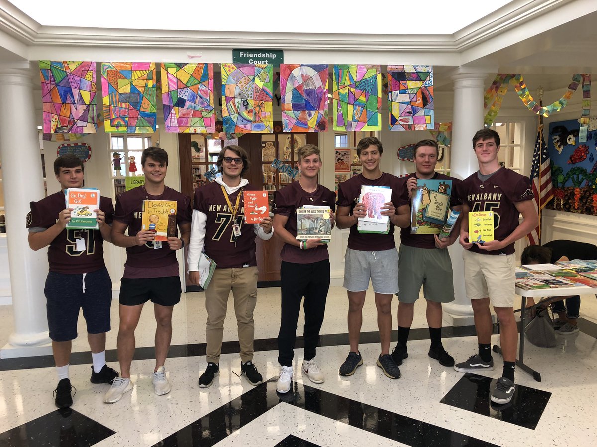 New Albany ELC (@naplselc) on Twitter photo Senior Eagle Football Players share their ❤️ of reading to ELC Kindergarten students! <a href="/naplselc/">New Albany ELC</a> <a href="/napls/">New Albany Schools</a> <a href="/1_bubs/">Bubba Kidwell</a> Senior Eagle Football Players share their ❤️ of reading to ELC Kindergarten students! <a href="/naplselc/">New Albany ELC</a> <a href="/napls/">New Albany Schools</a> <a href="/1_bubs/">Bubba Kidwell</a>