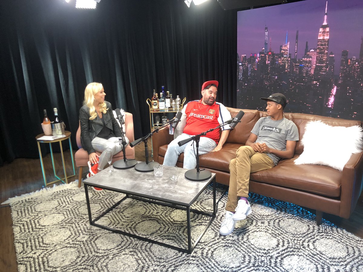 fuboSports's tweet photo. Working on the most ambitious crossover event in vodcast history 👀 #shoutstous #staygully #drinkswithbinks https://t.co/uL8ezWuUqN