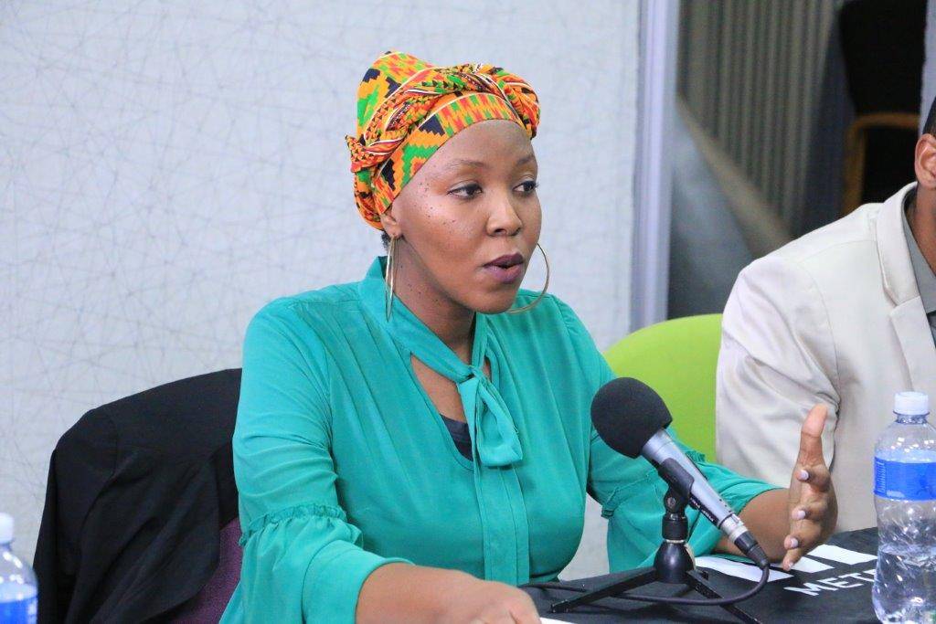 METROFMSA's tweet photo. On the panel we have Lolo Saliso - National Organiser - #TotalShutdown #BroCodeConversations #METROFMTalk https://t.co/UOoPySA6WO