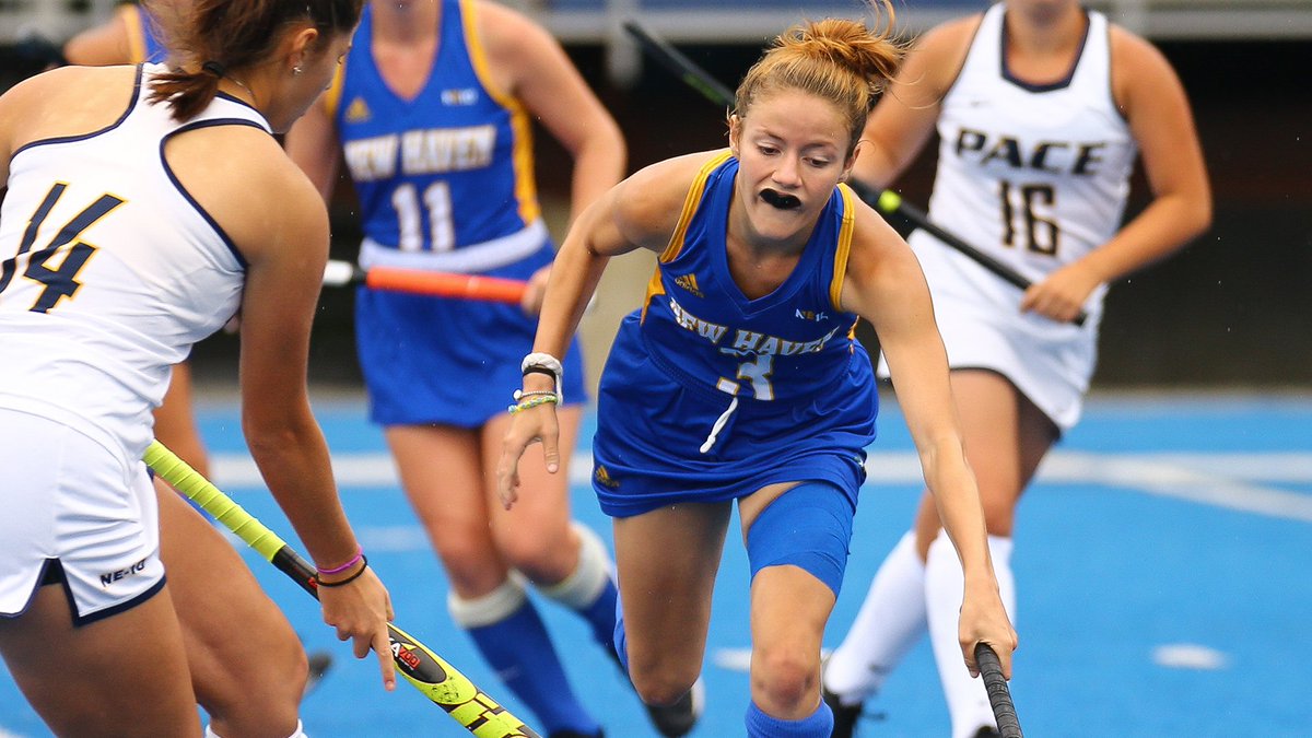 New Haven will return home for a pair of weekend matchups on Saturday (4 p.m.) and Sunday (12 p.m.) against Franklin Pierce. Saturday’s game will serve as the program’s Hope Happens Here Game for mental health awareness

👉- bit.ly/2kJHMXR

#GetChargedUp 🏑⚡️