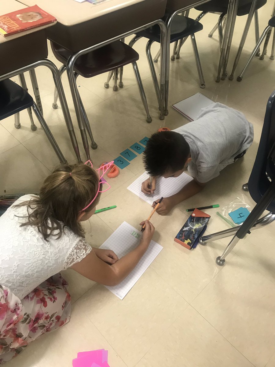 BWatts613's tweet photo. Comparing numbers using gum containers was a hit! Hopefully these place value concepts will “stick” 😂 #ignitelearningbcps @ies_colts https://t.co/pIPIfJK6Xa