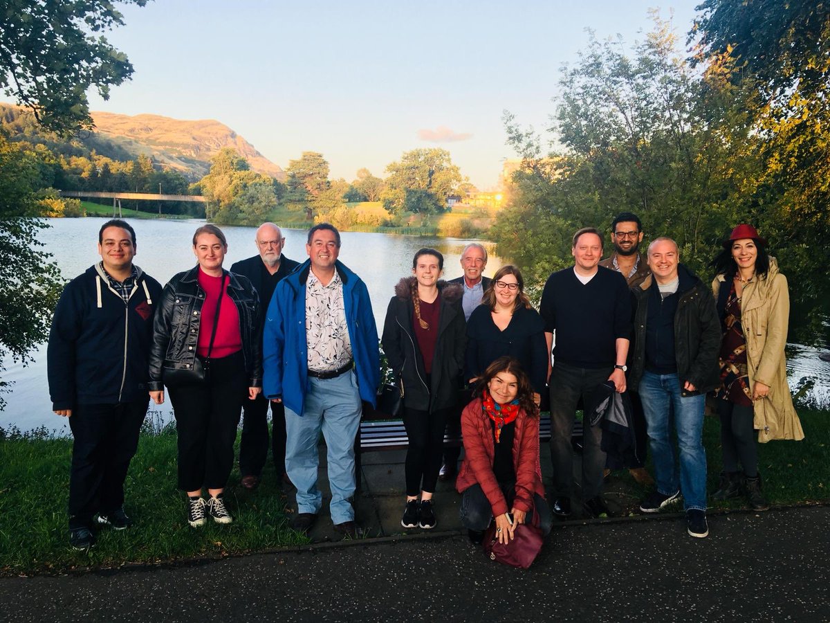 Delighted to welcome everyone to Stirling for a pre-colloquium dinner. Remember to use the colloquium hashtag! #AMAH2019