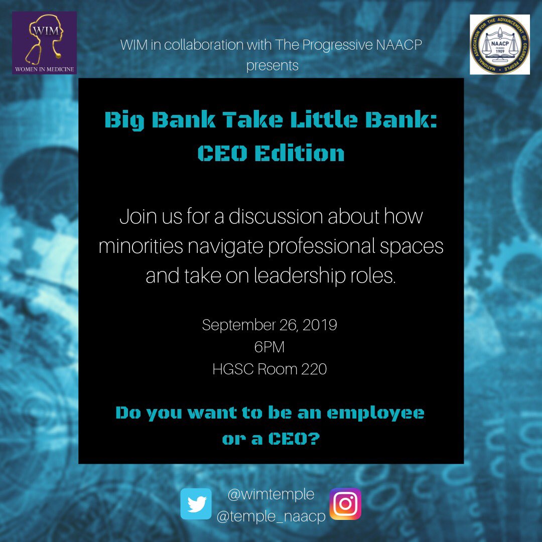 Good afternoon everyone💜 WIM has a few events coming up in September!! The flyers are attached so make sure you mark your calendars and come out to see us!!👩🏽‍⚕️💜