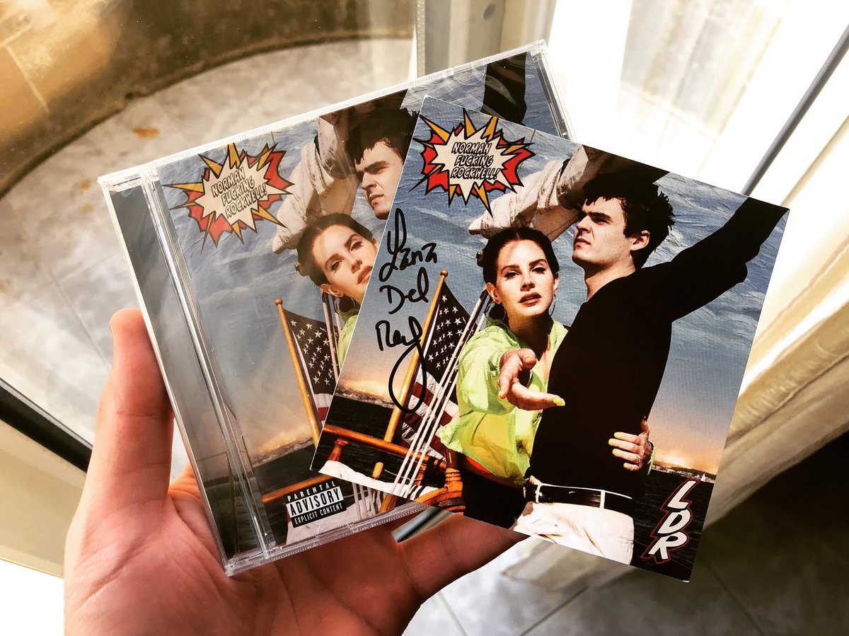 andre_casha's tweet photo. Today is a good day 😁 Finally got my signed copy of Norman Fucking Rockwell #nfr @LanaDelRey ❤️🎶 https://t.co/aP3iFsWeTb