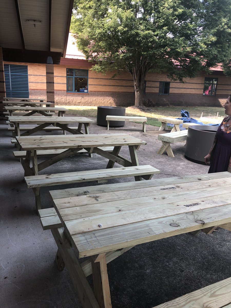 ArthurAsheJrES's tweet photo. Thank you ToolBank &amp; Ms. T. Allen for setting up our outdoor learning space!! https://t.co/FRhtExmLM5