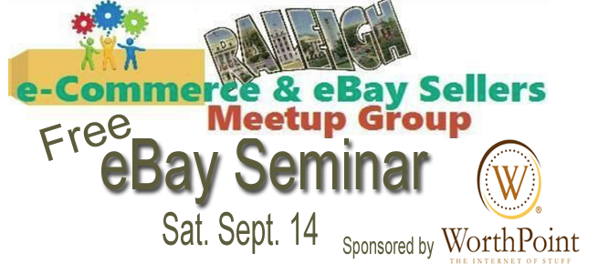 DannaEvents's tweet photo. eBay Sellers Meetup Seminar in Raleigh NC THIS SATURDAY - Come join us - #Raleigh #ebaymeetup https://t.co/1LNotoXM5n https://t.co/nvJkvUKifn